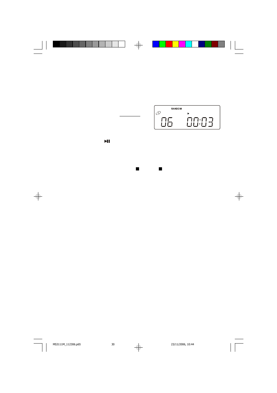 Random playback | Emerson Radio MS3111M User Manual | Page 31 / 47