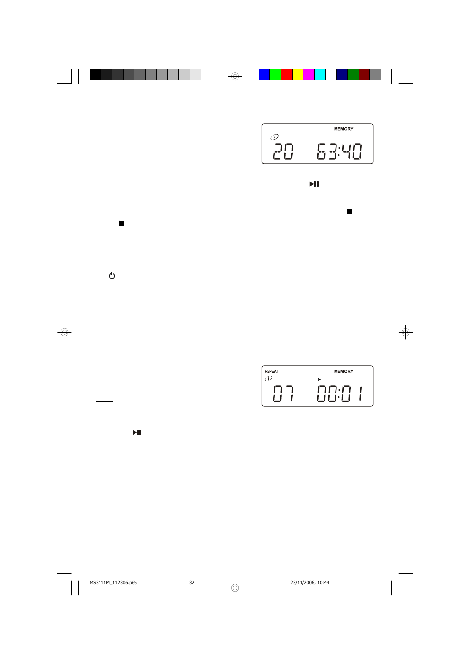Programmed repeat playback | Emerson Radio MS3111M User Manual | Page 33 / 47