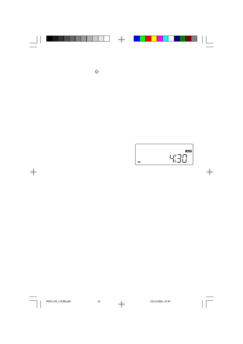 Auxiliary operation | Emerson Radio MS3111M User Manual | Page 42 / 47