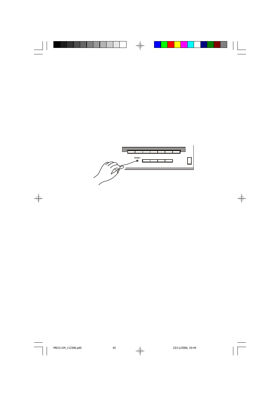 Resetting the system computer | Emerson Radio MS3111M User Manual | Page 43 / 47