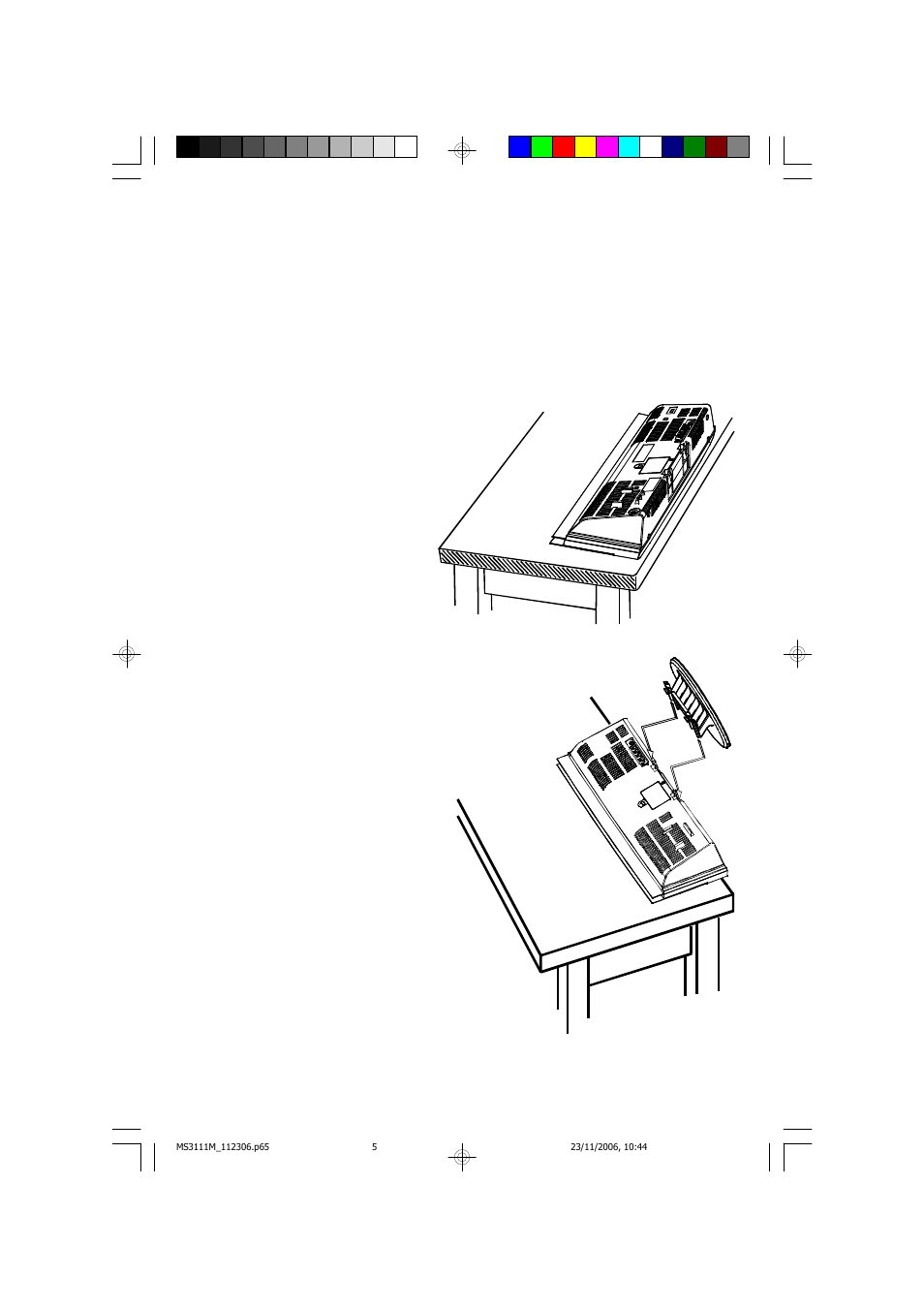 Attaching the pedestal stand | Emerson Radio MS3111M User Manual | Page 6 / 47