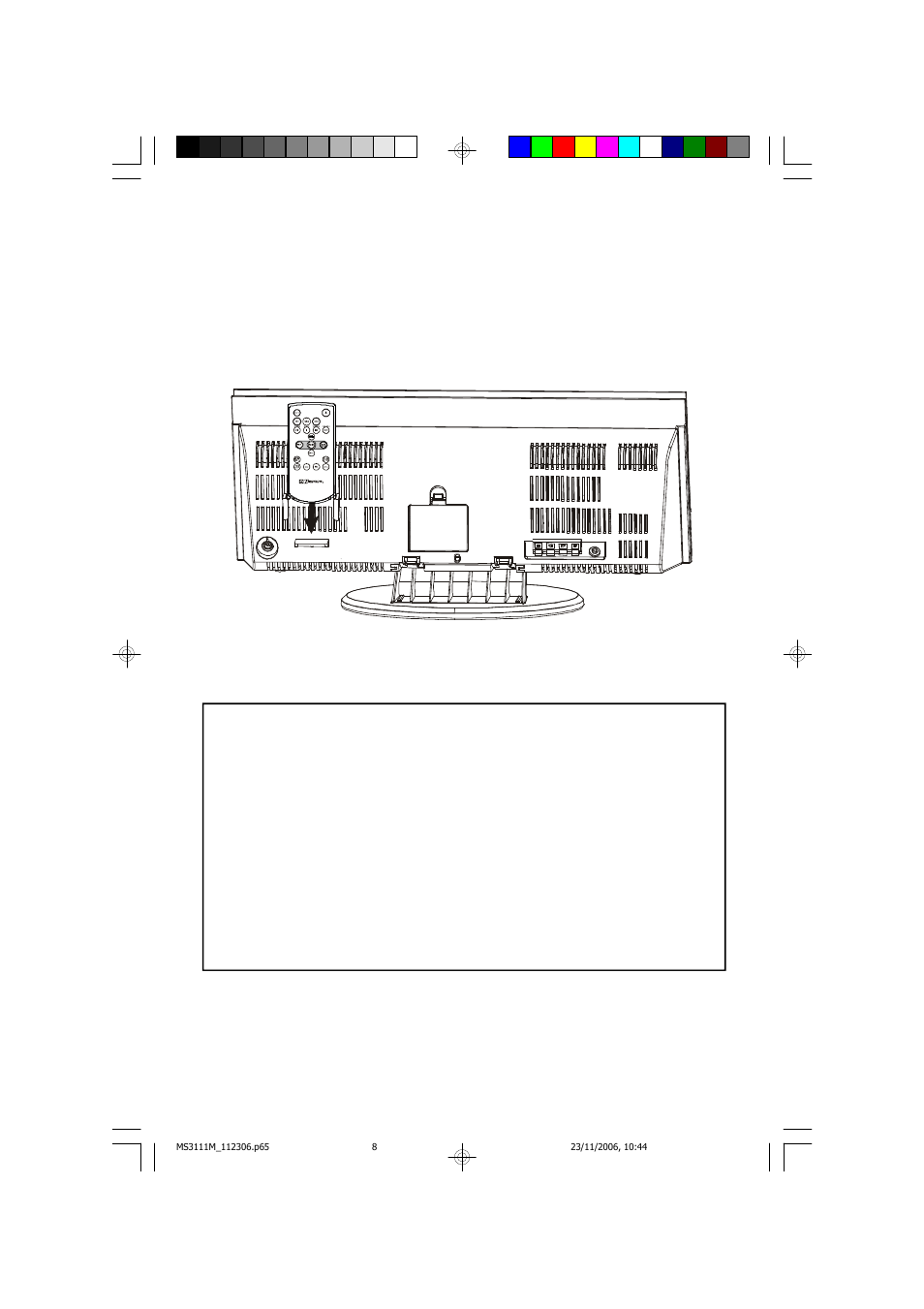 Remote control storage | Emerson Radio MS3111M User Manual | Page 9 / 47
