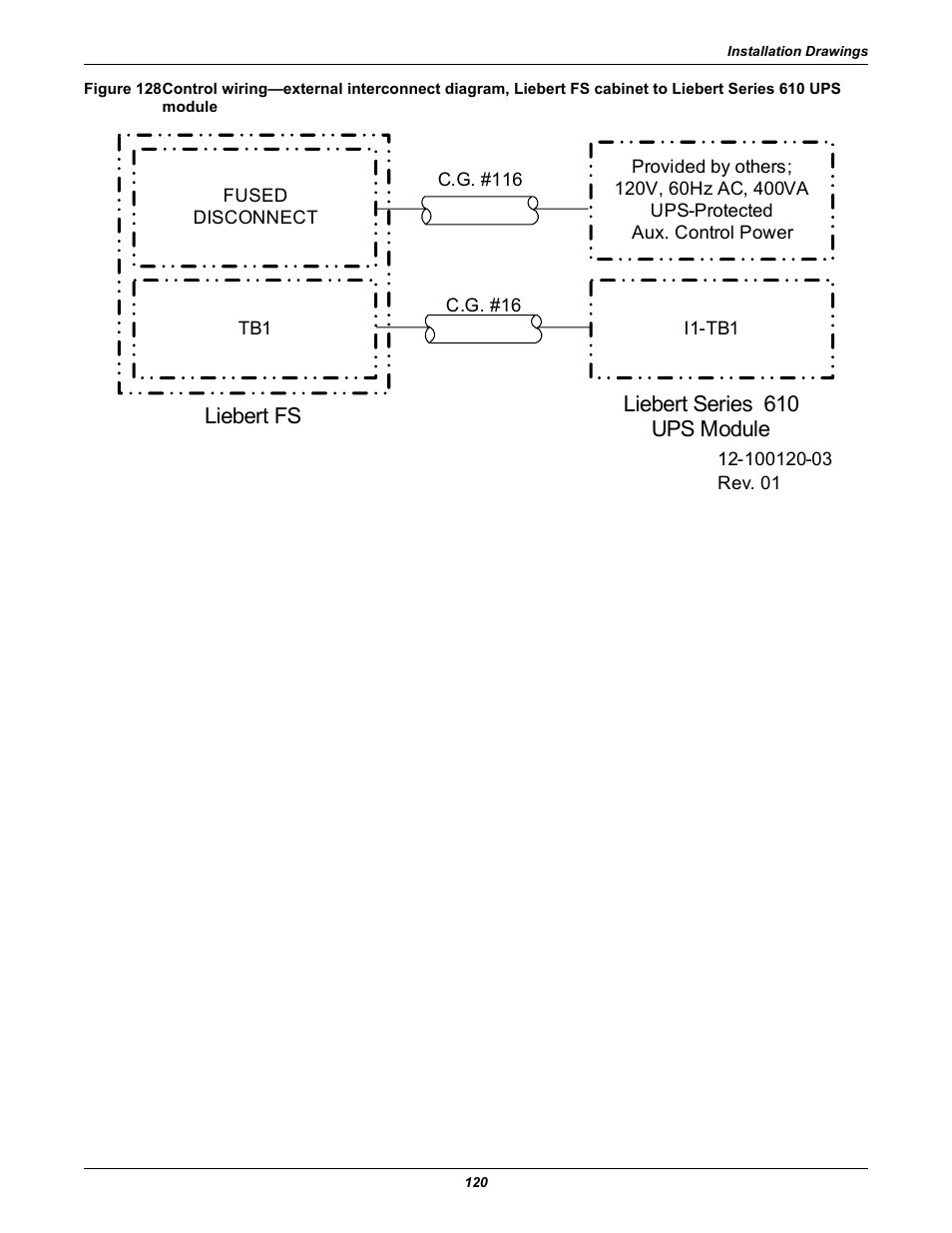 Series 610 ups module, Liebert fs liebert series 610 ups module | Emerson Series 600T User Manual | Page 132 / 168