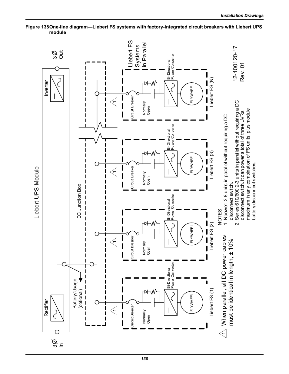 With liebert ups module | Emerson Series 600T User Manual | Page 142 / 168