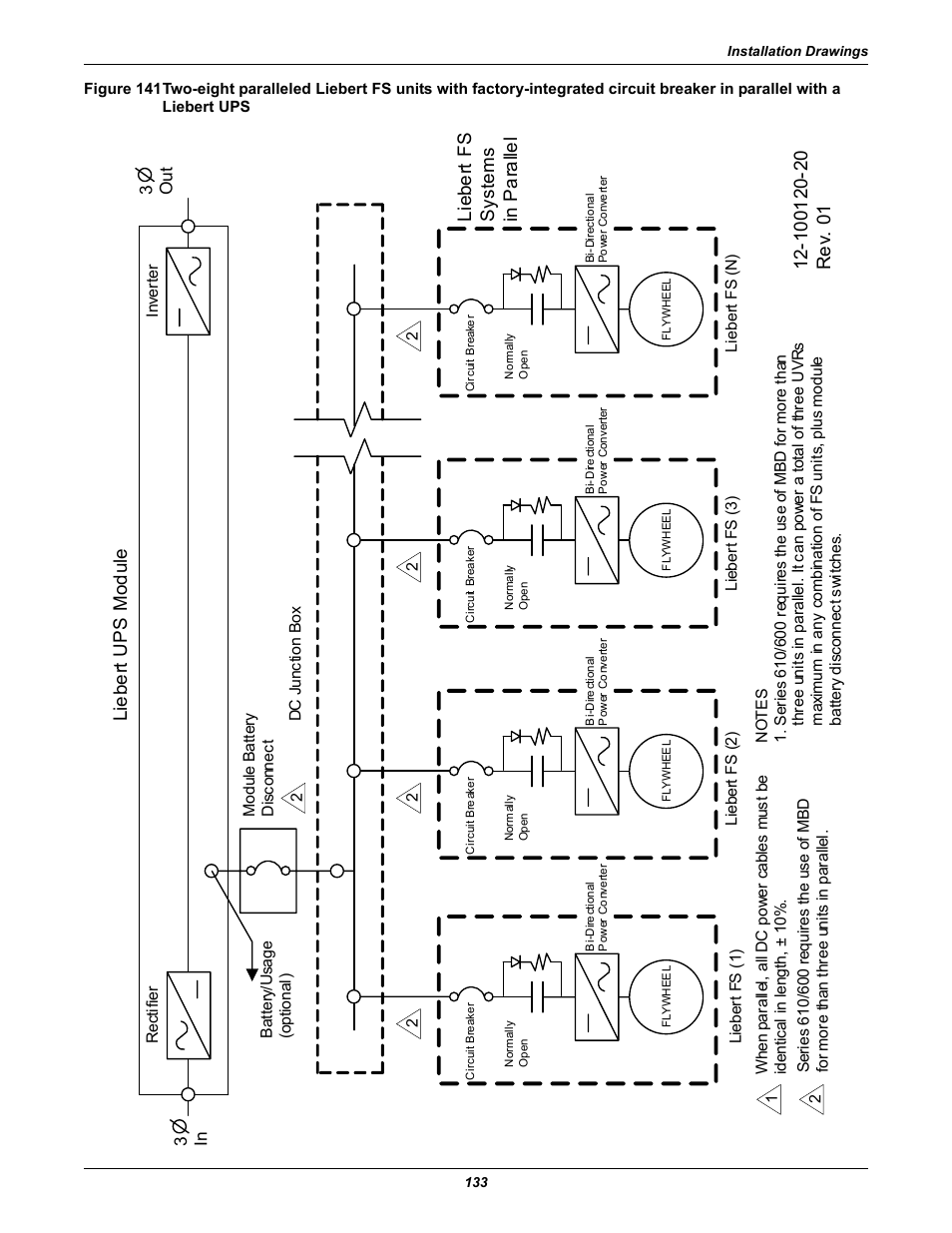 With a liebert ups | Emerson Series 600T User Manual | Page 145 / 168