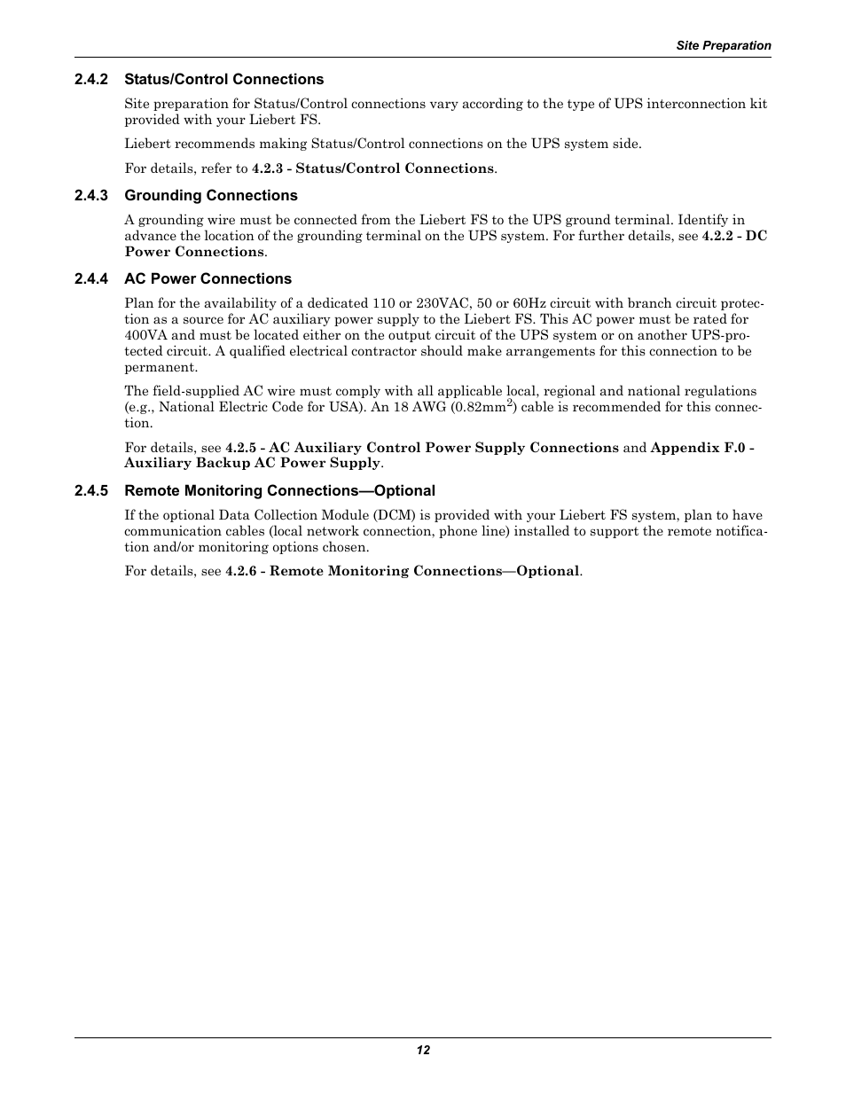 2 status/control connections, 3 grounding connections, 4 ac power connections | 5 remote monitoring connections-optional, Status/control connections, Grounding connections, Ac power connections, Remote monitoring connections—optional | Emerson Series 600T User Manual | Page 24 / 168