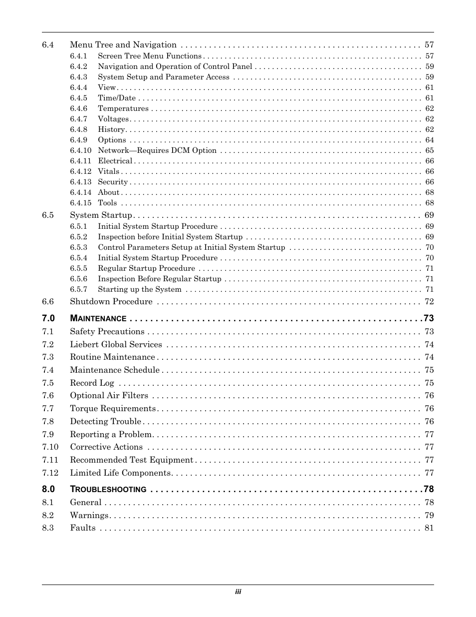 Emerson Series 600T User Manual | Page 5 / 168