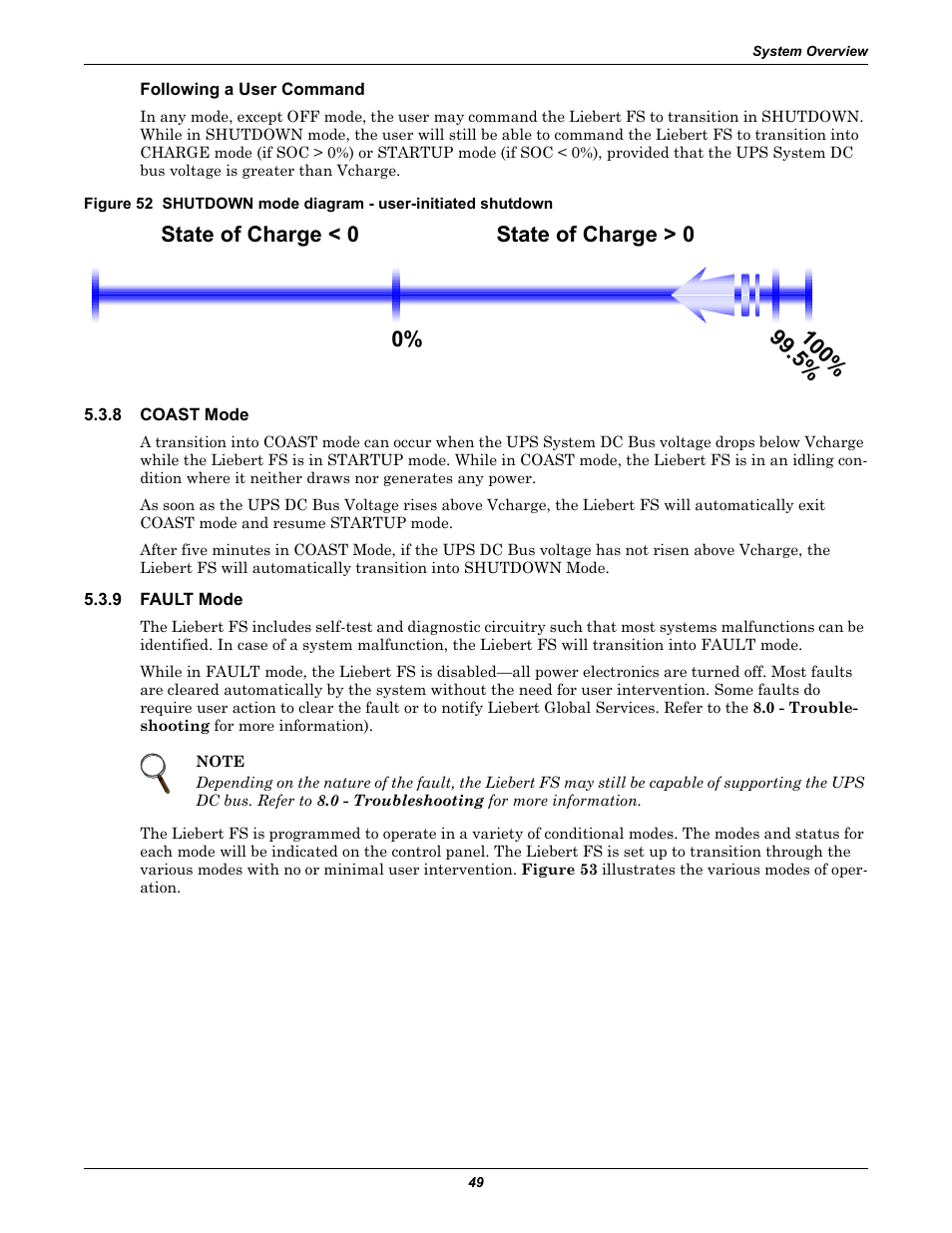 Following a user command, 8 coast mode, 9 fault mode | Coast mode, Fault mode | Emerson Series 600T User Manual | Page 61 / 168