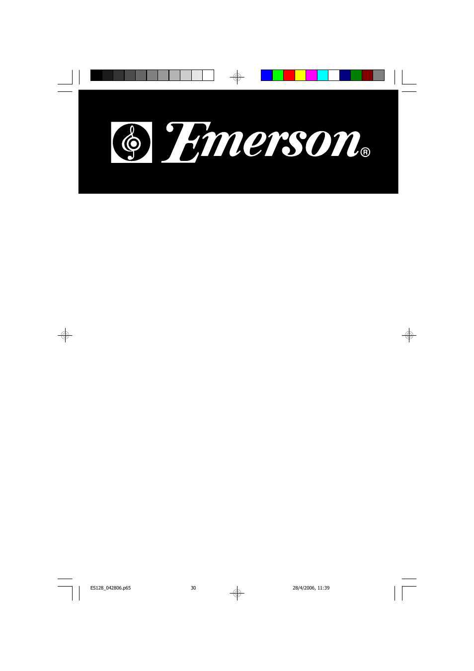 Emerson Radio ES128 User Manual | 30 pages