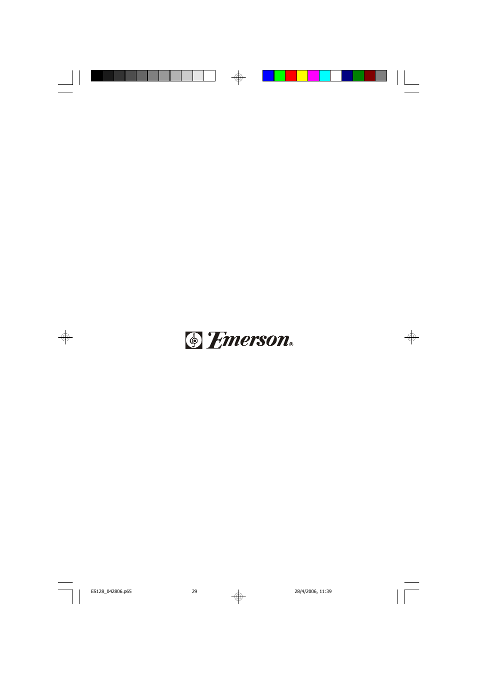 Emerson Radio ES128 User Manual | Page 30 / 30