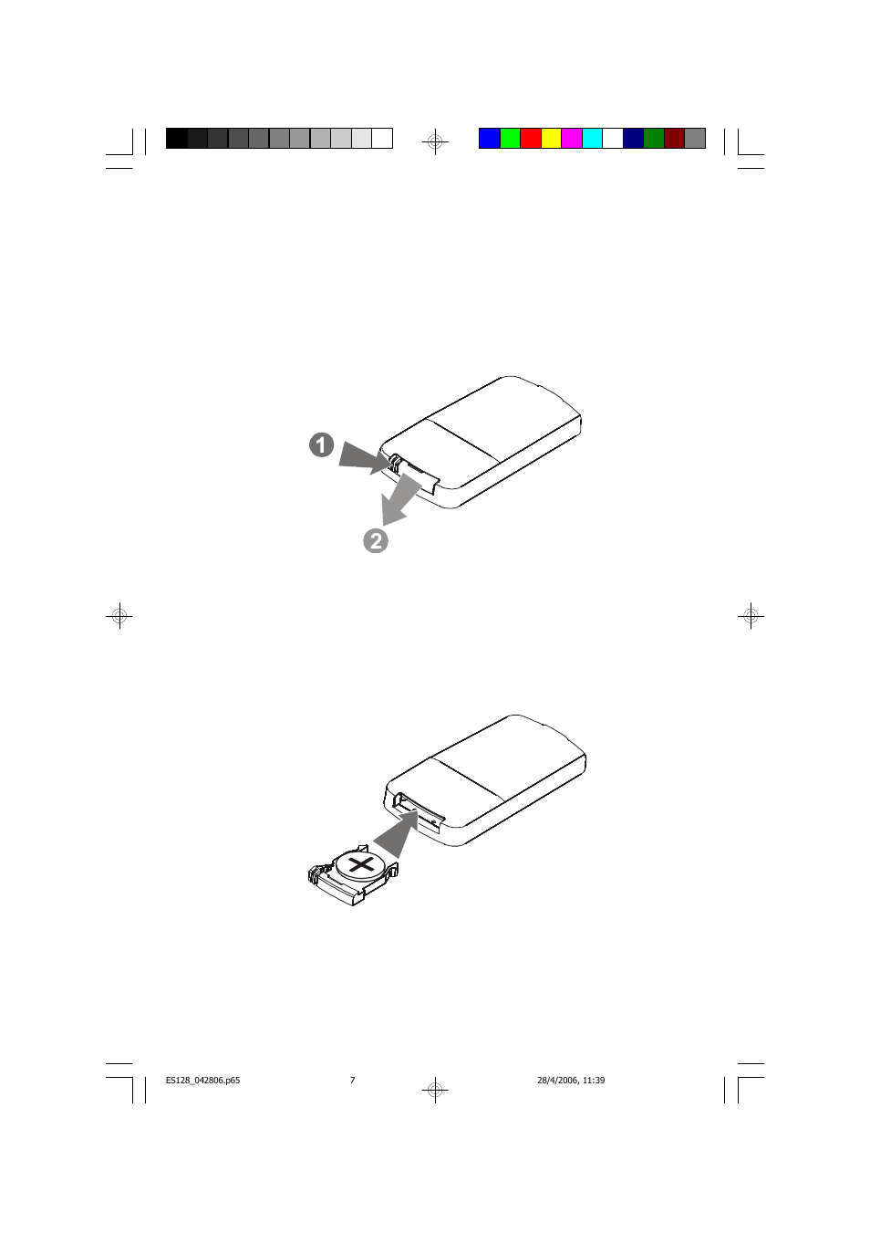 Changing the lithium battery | Emerson Radio ES128 User Manual | Page 8 / 30