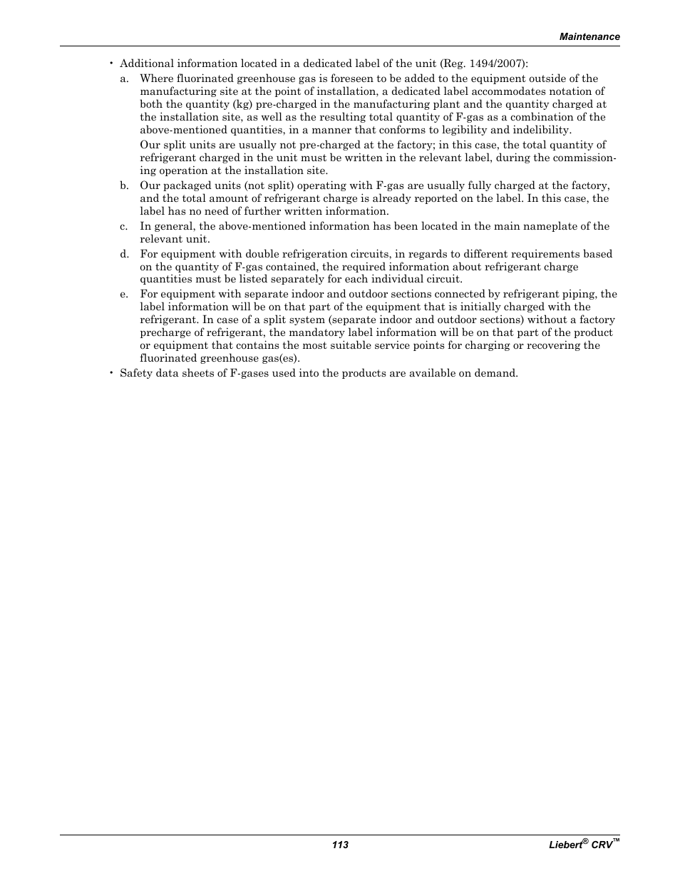 Emerson Liebert CRV 1 2 3 4 5 6 7 8 9 10 11 12 13 14 15 16 17 18 19 20 21 22 23 24 25 C R 0 2 0 R A 1 C 7 S D 1 8 1 1 E L 1 0 P A User Manual | Page 121 / 140