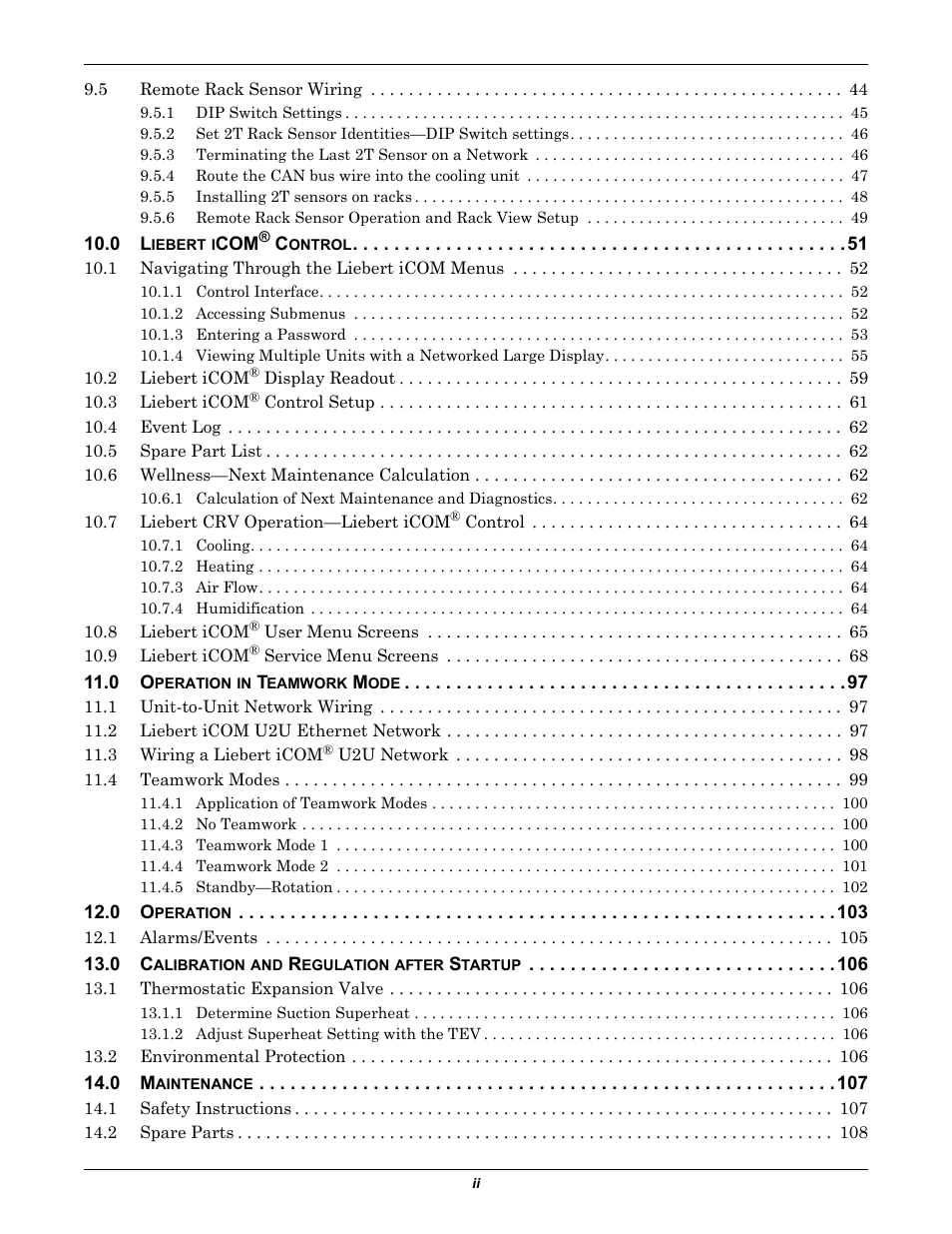 Emerson Liebert CRV 1 2 3 4 5 6 7 8 9 10 11 12 13 14 15 16 17 18 19 20 21 22 23 24 25 C R 0 2 0 R A 1 C 7 S D 1 8 1 1 E L 1 0 P A User Manual | Page 4 / 140