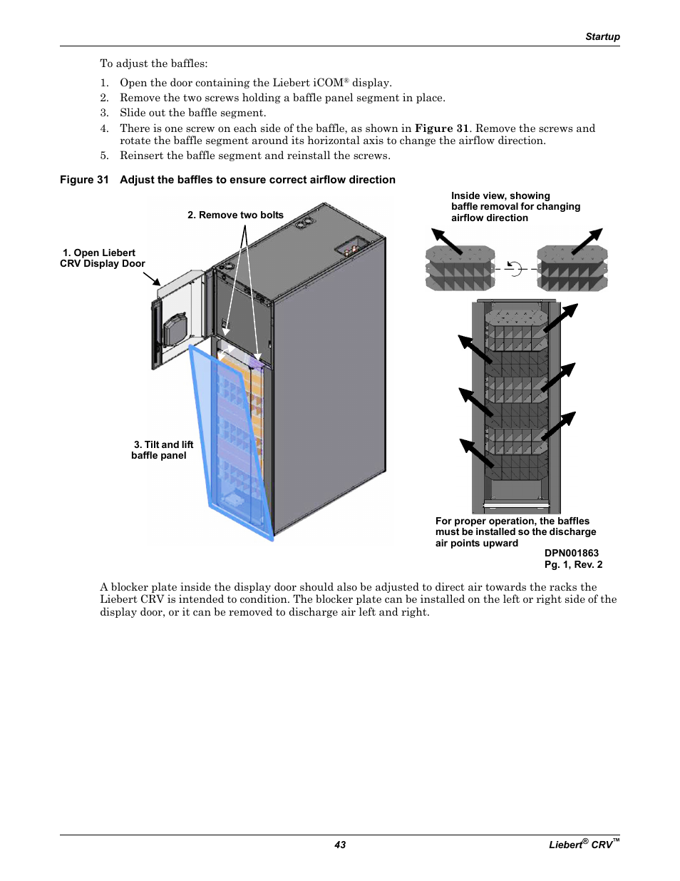 Emerson Liebert CRV 1 2 3 4 5 6 7 8 9 10 11 12 13 14 15 16 17 18 19 20 21 22 23 24 25 C R 0 2 0 R A 1 C 7 S D 1 8 1 1 E L 1 0 P A User Manual | Page 51 / 140