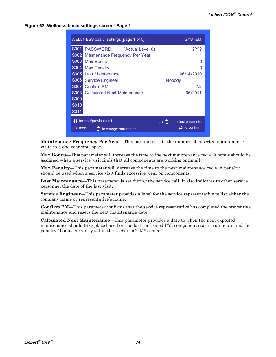 Emerson Liebert CRV 1 2 3 4 5 6 7 8 9 10 11 12 13 14 15 16 17 18 19 20 21 22 23 24 25 C R 0 2 0 R A 1 C 7 S D 1 8 1 1 E L 1 0 P A User Manual | Page 82 / 140