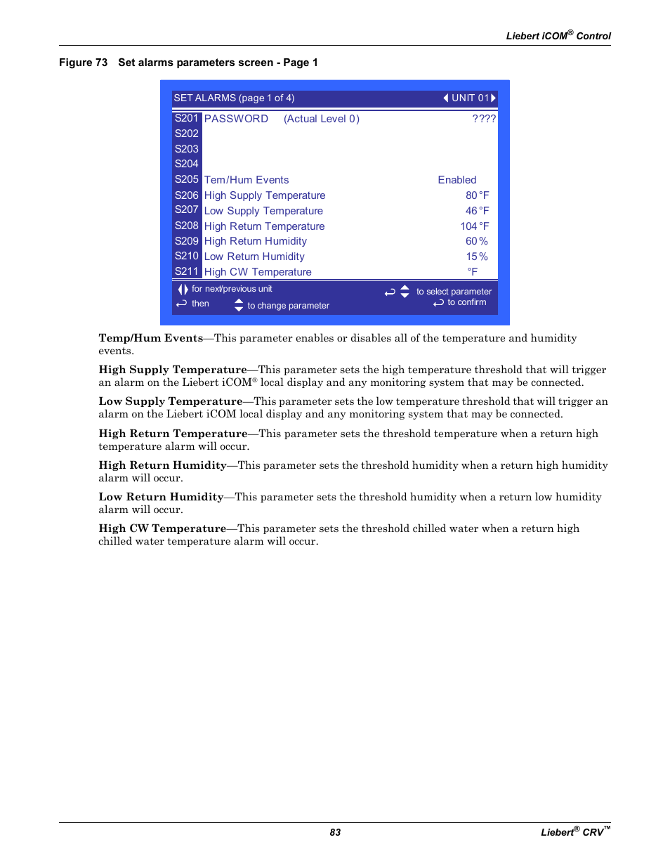 Emerson Liebert CRV 1 2 3 4 5 6 7 8 9 10 11 12 13 14 15 16 17 18 19 20 21 22 23 24 25 C R 0 2 0 R A 1 C 7 S D 1 8 1 1 E L 1 0 P A User Manual | Page 91 / 140
