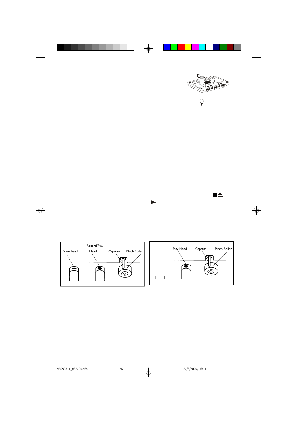 Head cleaning | Emerson Radio MS9903TT User Manual | Page 27 / 31