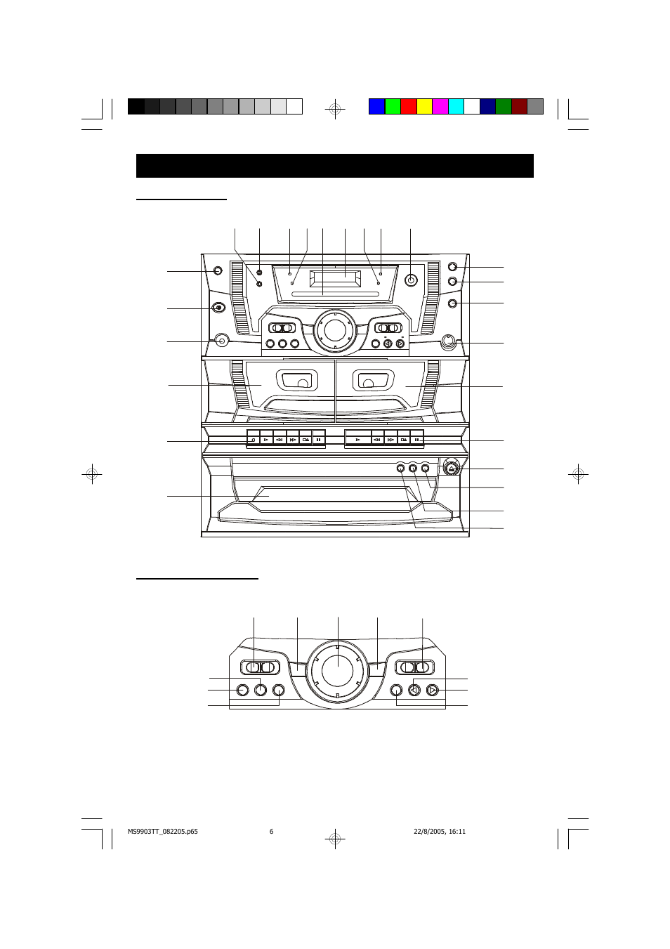 Location of controls and indicators | Emerson Radio MS9903TT User Manual | Page 7 / 31