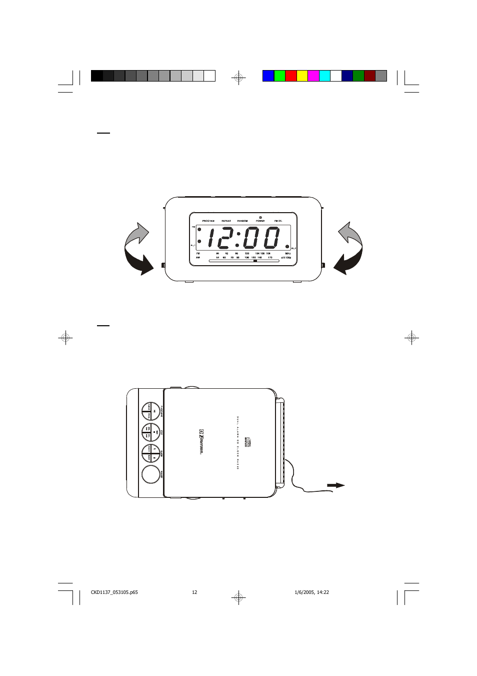Antenna information | Emerson Radio CKD1137 User Manual | Page 13 / 27