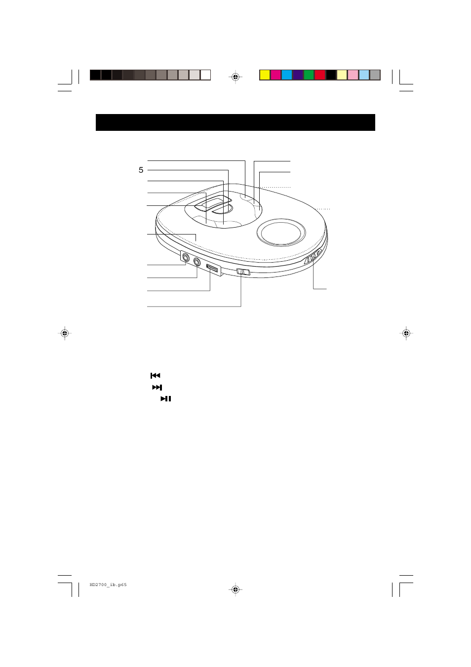 Location of controls | Emerson Radio HD2700 User Manual | Page 4 / 16