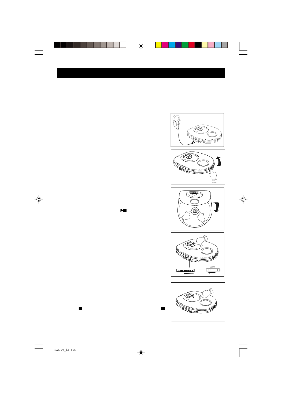 7operating instructions | Emerson Radio HD2700 User Manual | Page 8 / 16