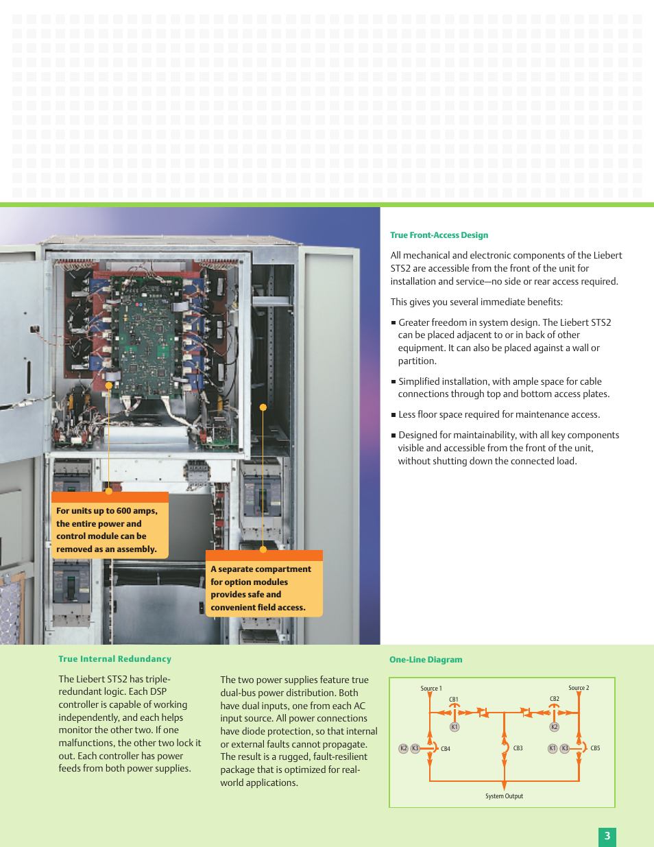 Emerson Liebert STS2 User Manual | Page 3 / 8