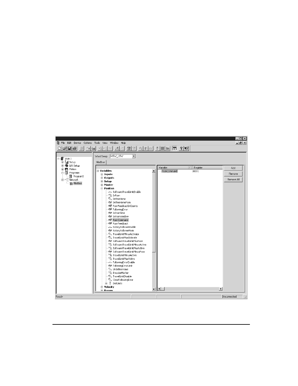 Network group, Modbus view, Network group modbus view | Emerson FM-3 User Manual | Page 125 / 292