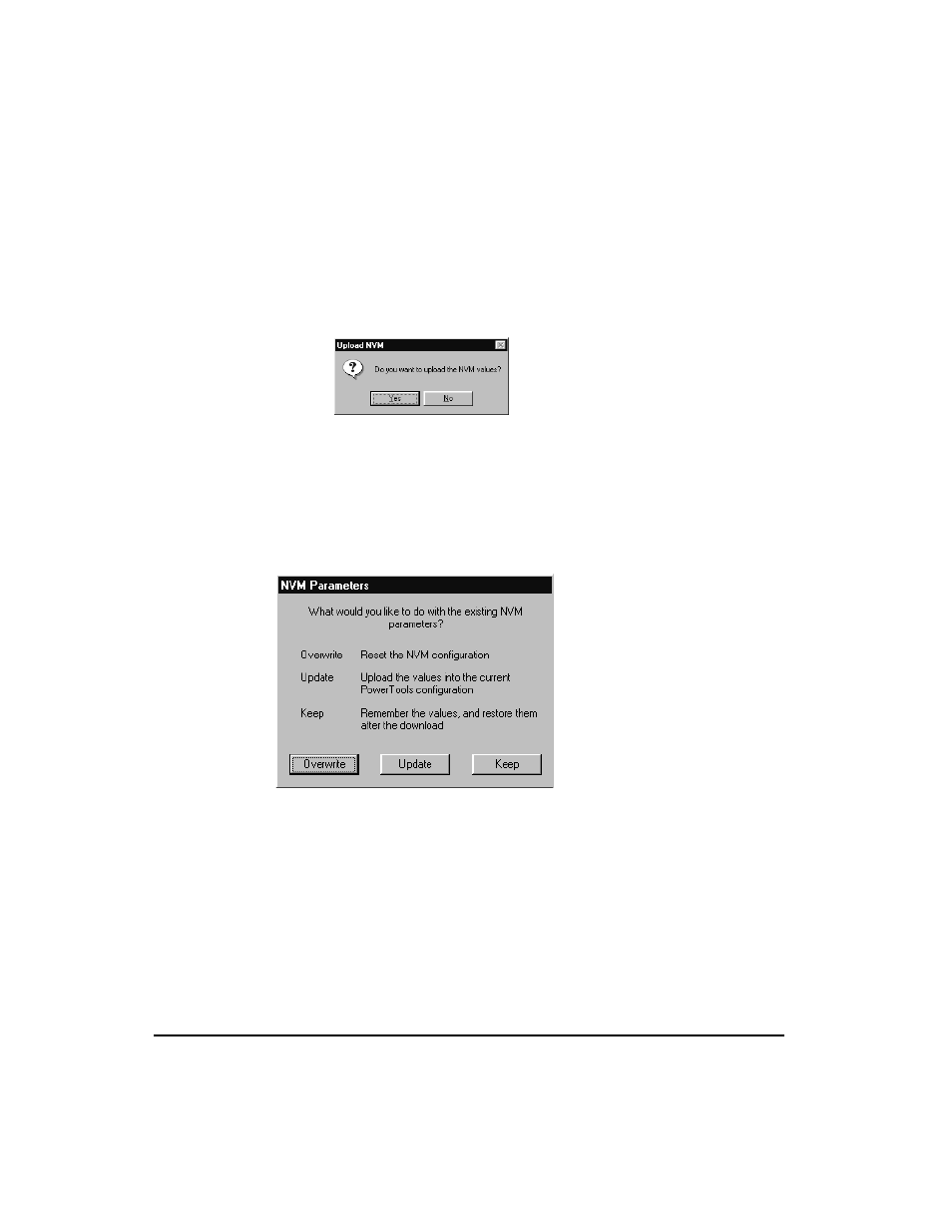 Nvm options for uploading and downloading | Emerson FM-3 User Manual | Page 38 / 292