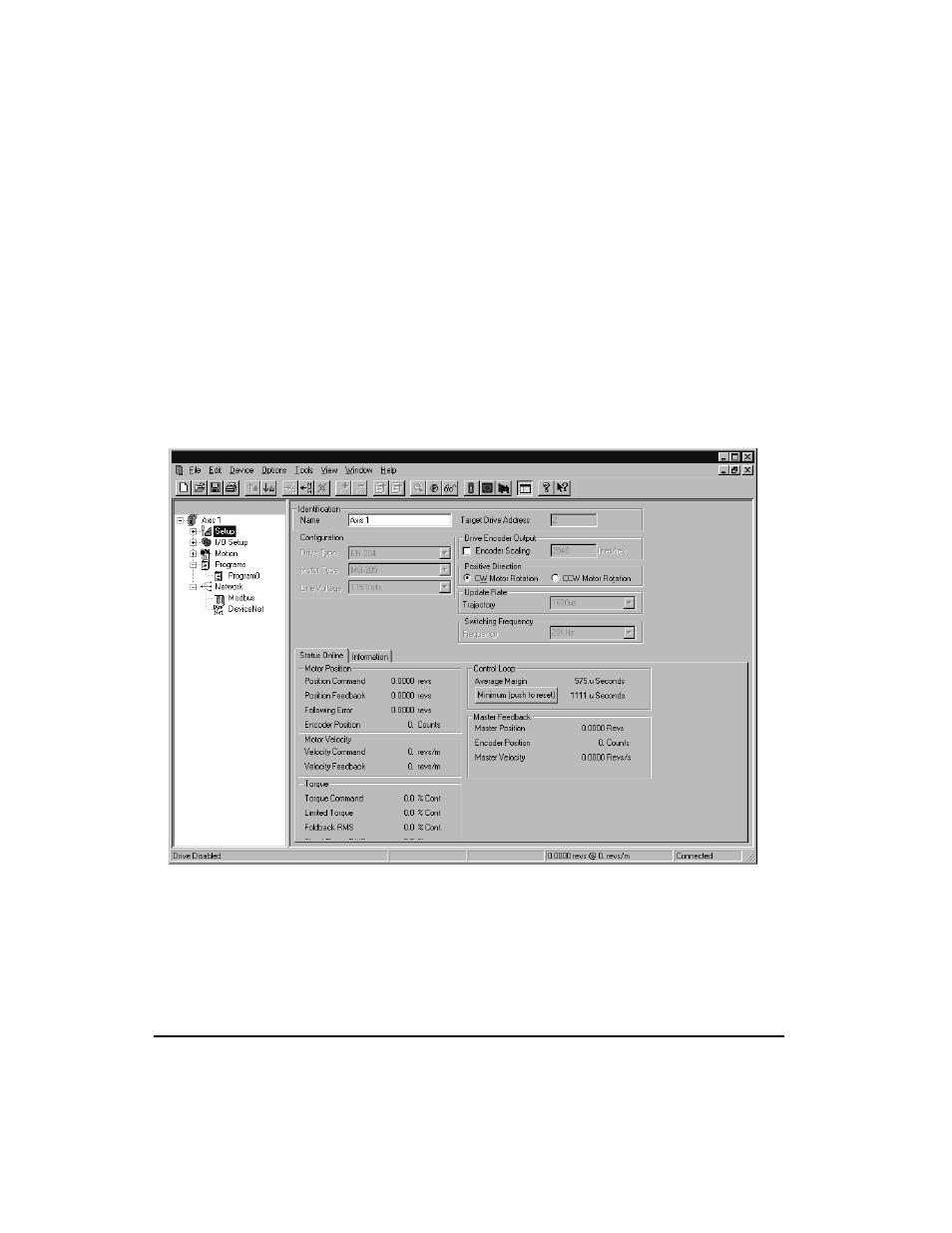 Switching frequency group, Status online tab (online only) | Emerson FM-3 User Manual | Page 48 / 292