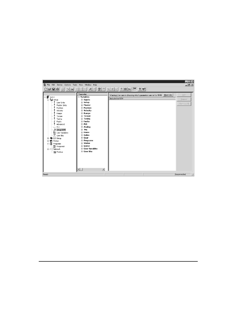 Setup nvm view | Emerson FM-3 User Manual | Page 78 / 292