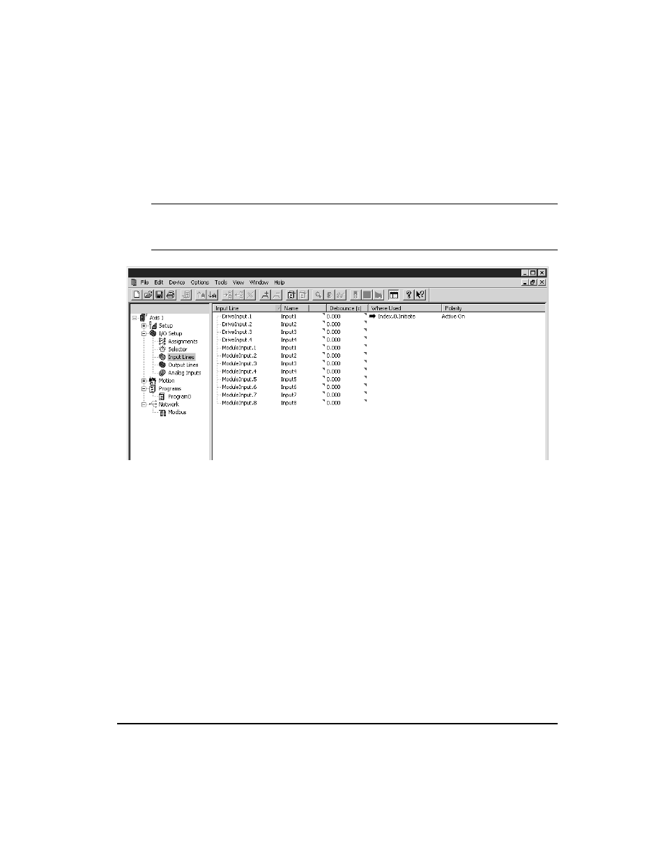Input lines view | Emerson FM-3 User Manual | Page 95 / 292
