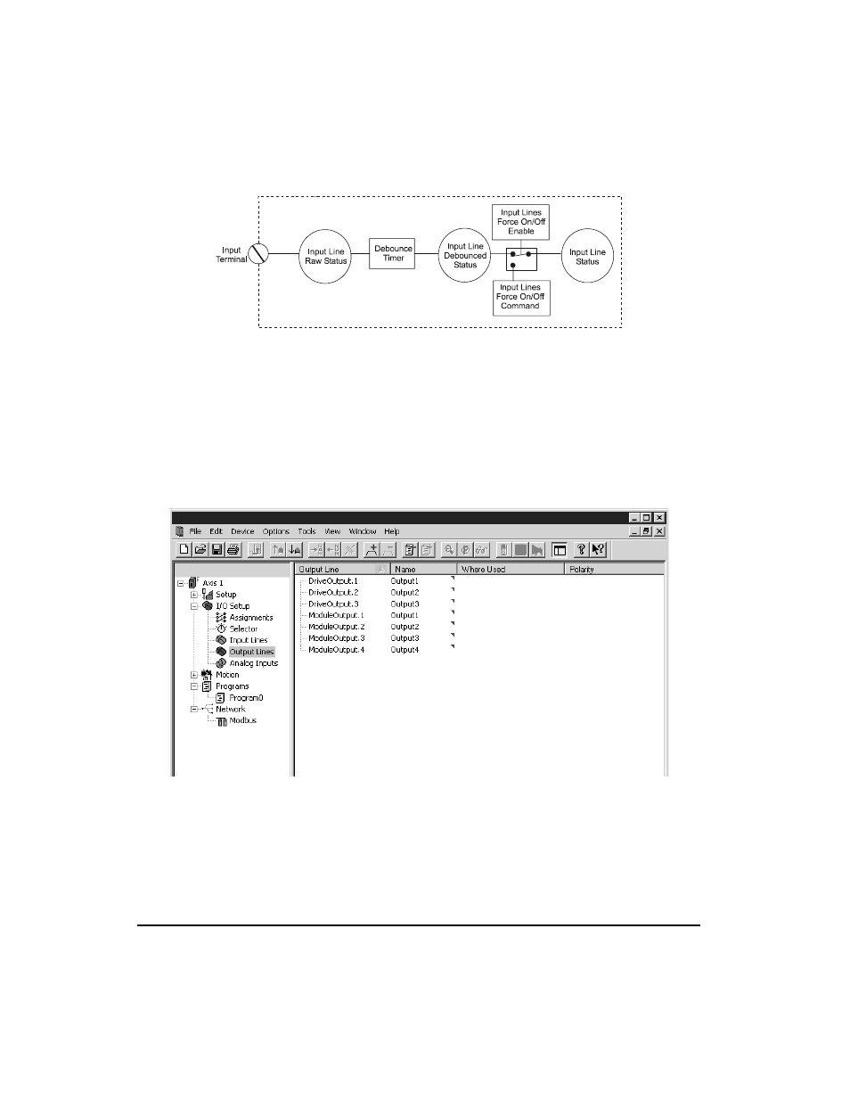Output lines view | Emerson FM-3 User Manual | Page 96 / 292