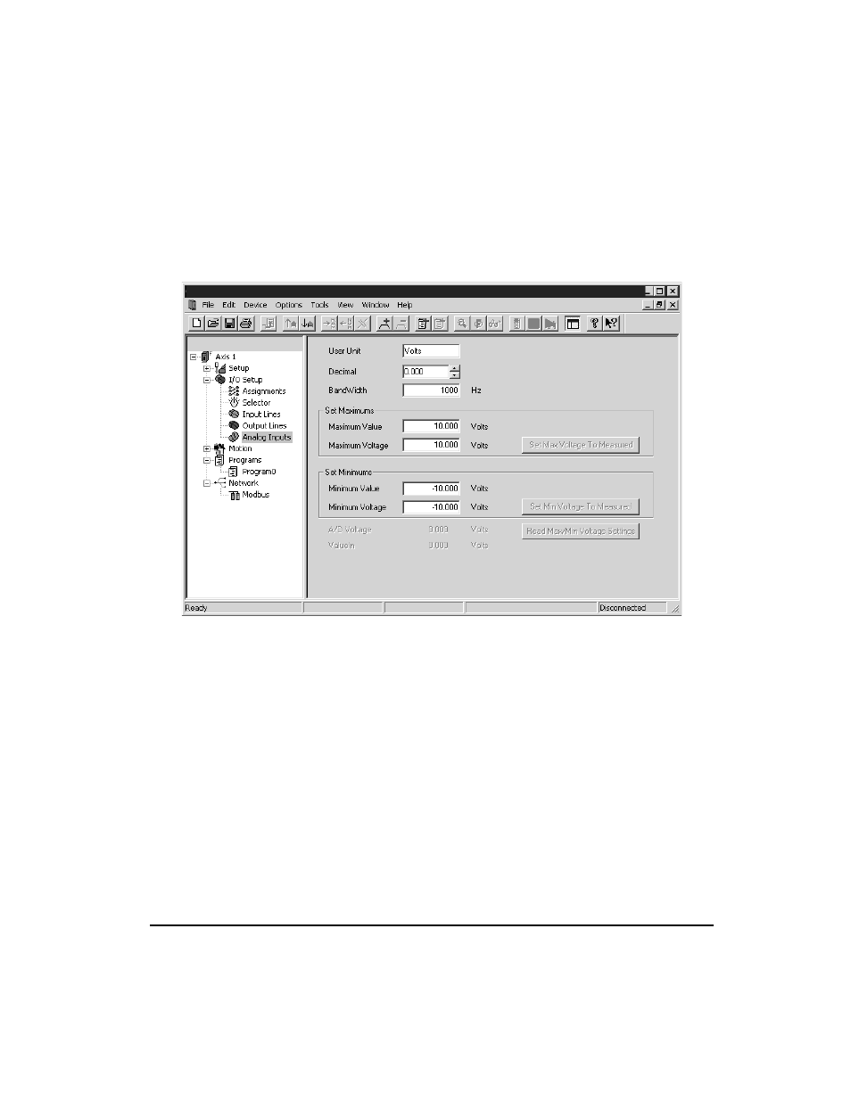 Analog inputs view | Emerson FM-3 User Manual | Page 97 / 292