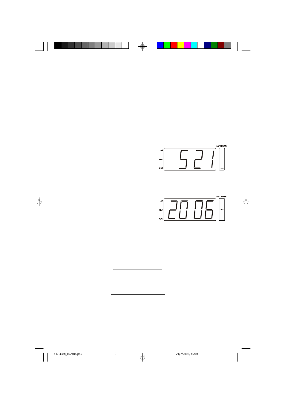 Date display, Year display, Daylight saving and leap year adjustments | Emerson Radio CKS3088 User Manual | Page 10 / 30