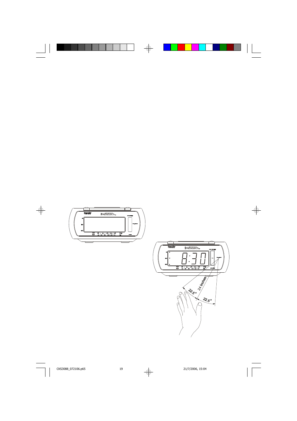 Display brightness control | Emerson Radio CKS3088 User Manual | Page 20 / 30