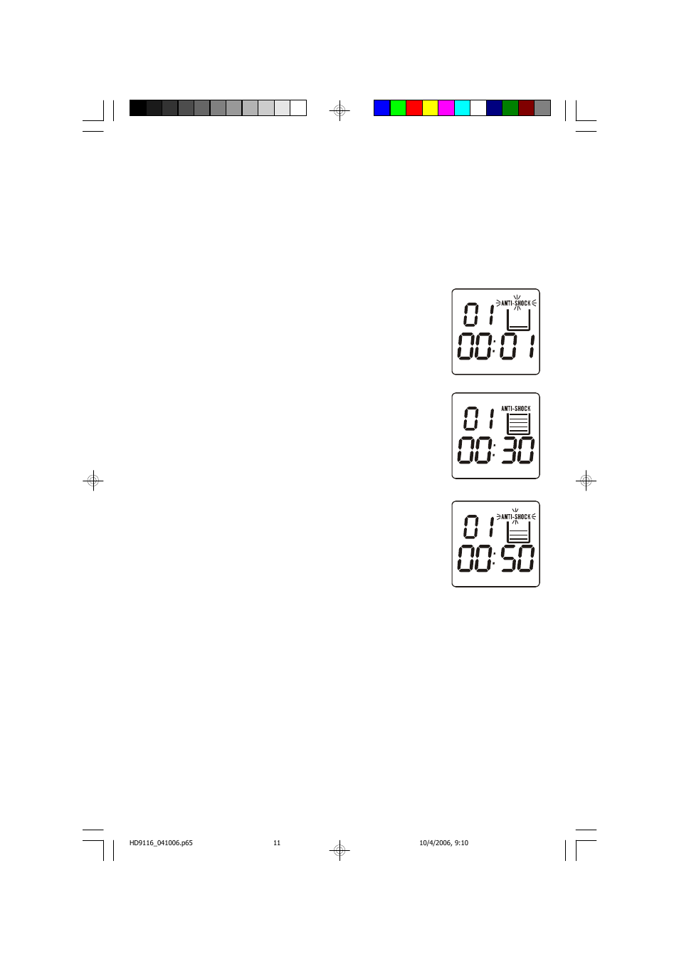 Electronic anti-shock protection | Emerson Radio HD9116BL User Manual | Page 12 / 23