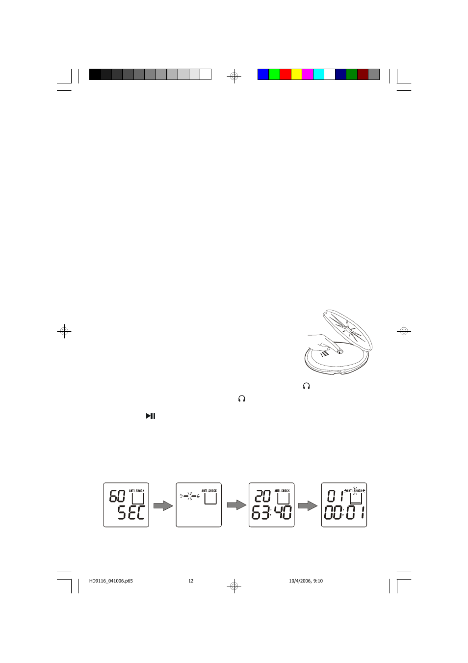 Normal cd playback | Emerson Radio HD9116BL User Manual | Page 13 / 23