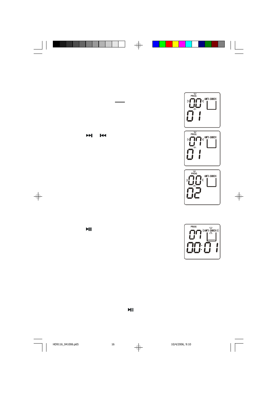 Programmed playback | Emerson Radio HD9116BL User Manual | Page 17 / 23