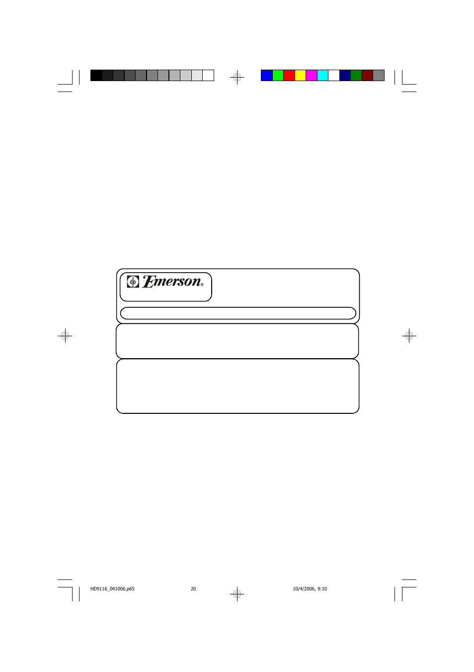 Cleaning the cabinet | Emerson Radio HD9116BL User Manual | Page 21 / 23