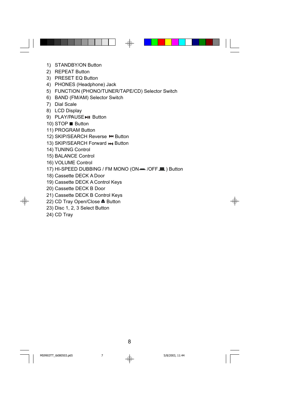 Emerson MS9904TTC User Manual | Page 9 / 30