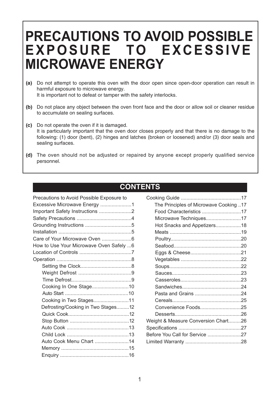 Emerson Radio MW8992RD User Manual | Page 2 / 30