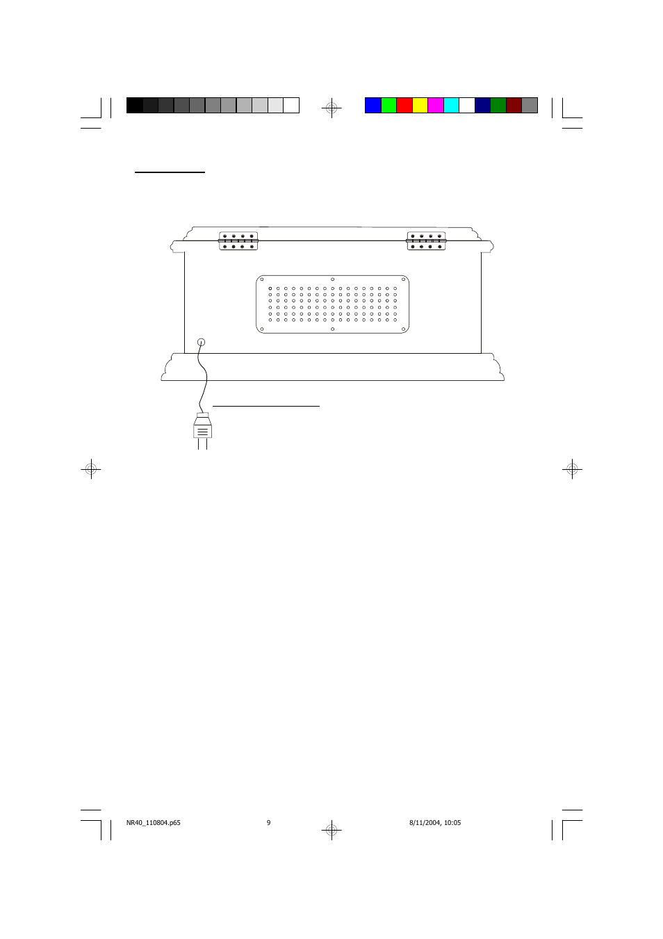 Back panel | Emerson Radio NR40 User Manual | Page 10 / 19