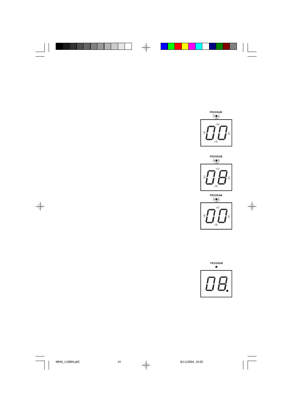 Programmed playback | Emerson Radio NR40 User Manual | Page 15 / 19