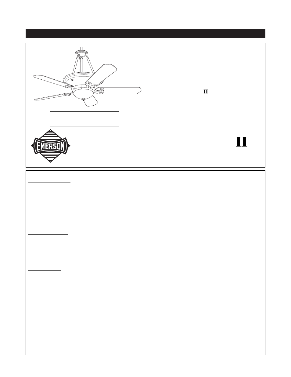 Emerson BP7251 User Manual | 16 pages