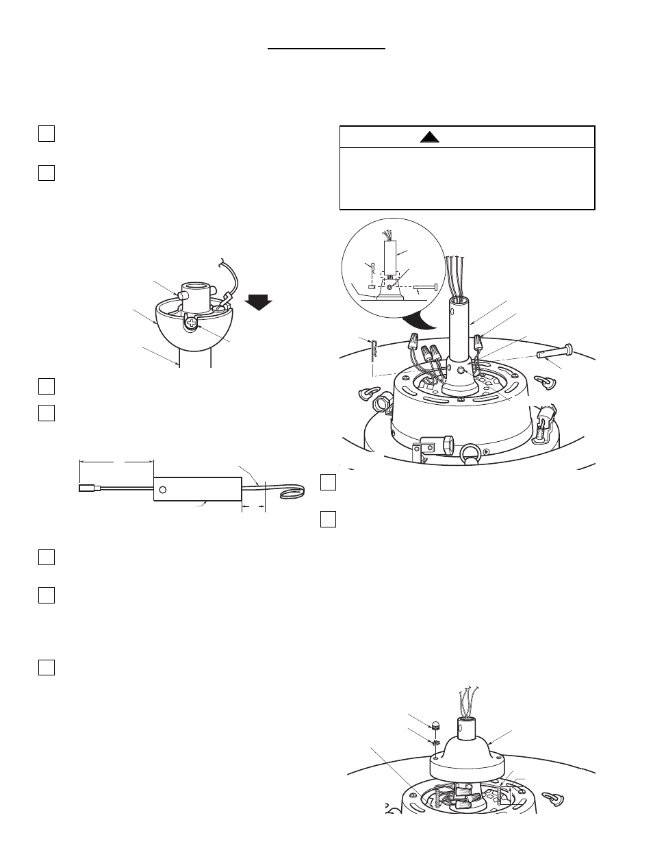 Warning | Emerson BP7251 User Manual | Page 10 / 16