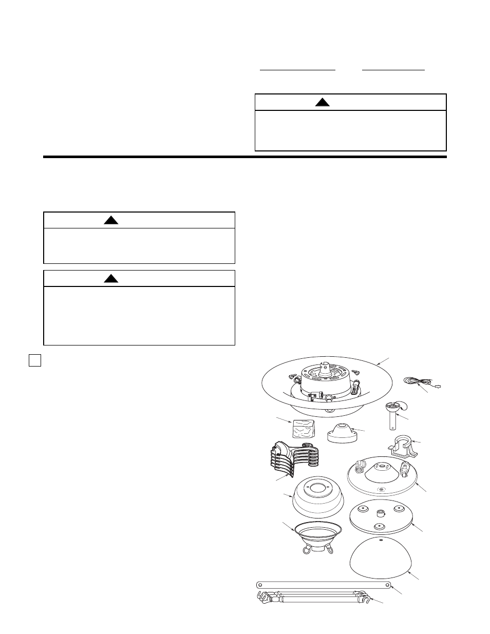 Unpacking instructions, Tools needed for assembly, Materials | Emerson BP7251 User Manual | Page 3 / 16