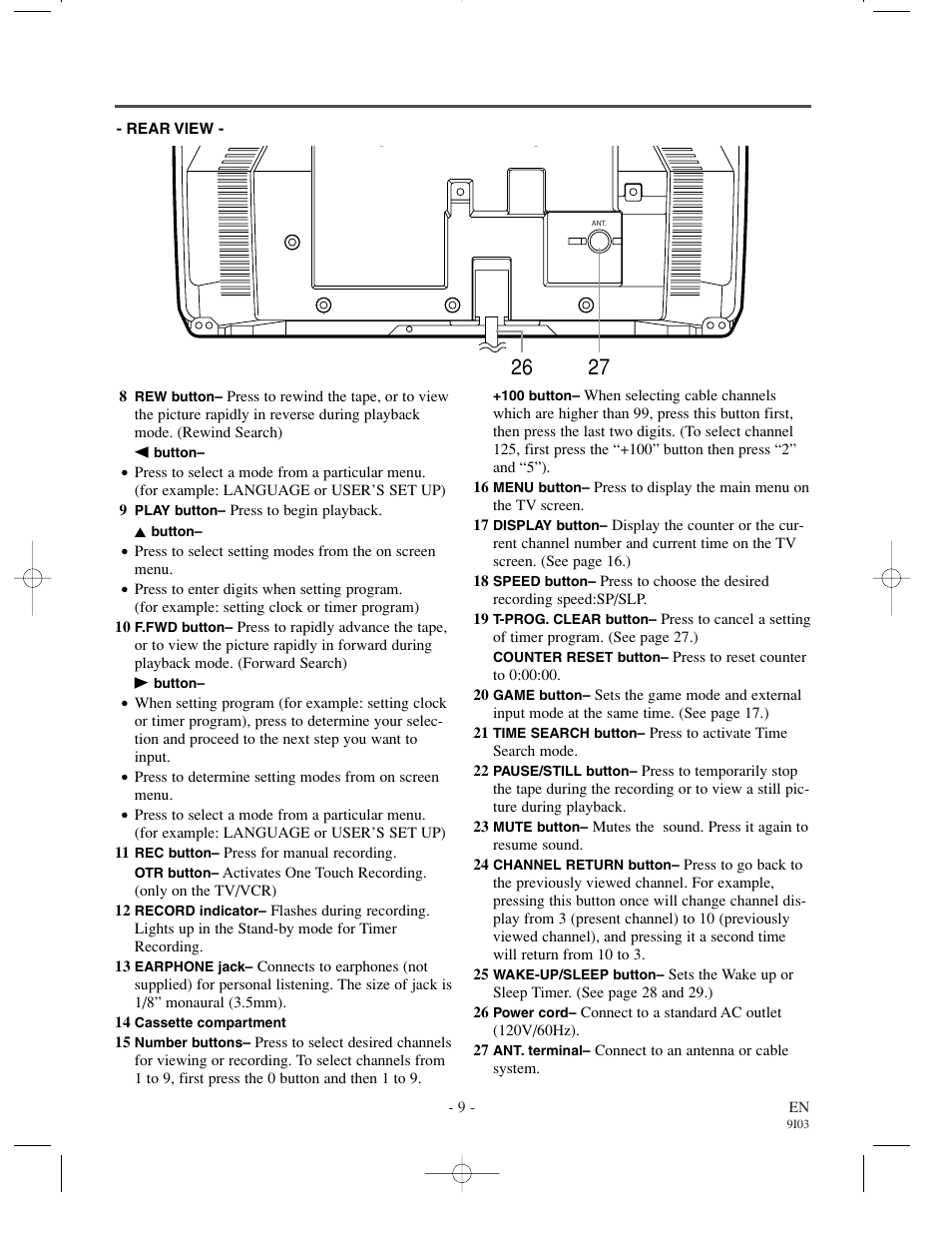 Emerson EC1320C User Manual | Page 9 / 32
