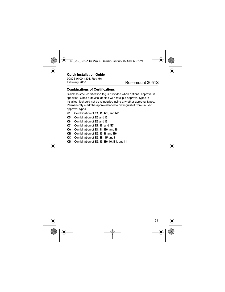 Rosemount 3051s | Emerson 3051S User Manual | Page 31 / 36