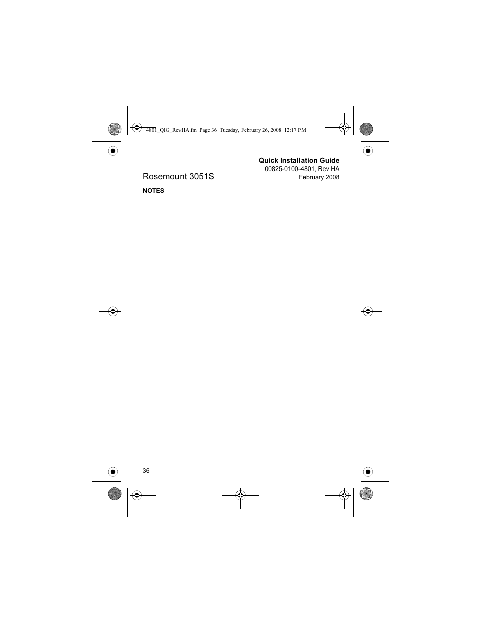 Rosemount 3051s | Emerson 3051S User Manual | Page 36 / 36