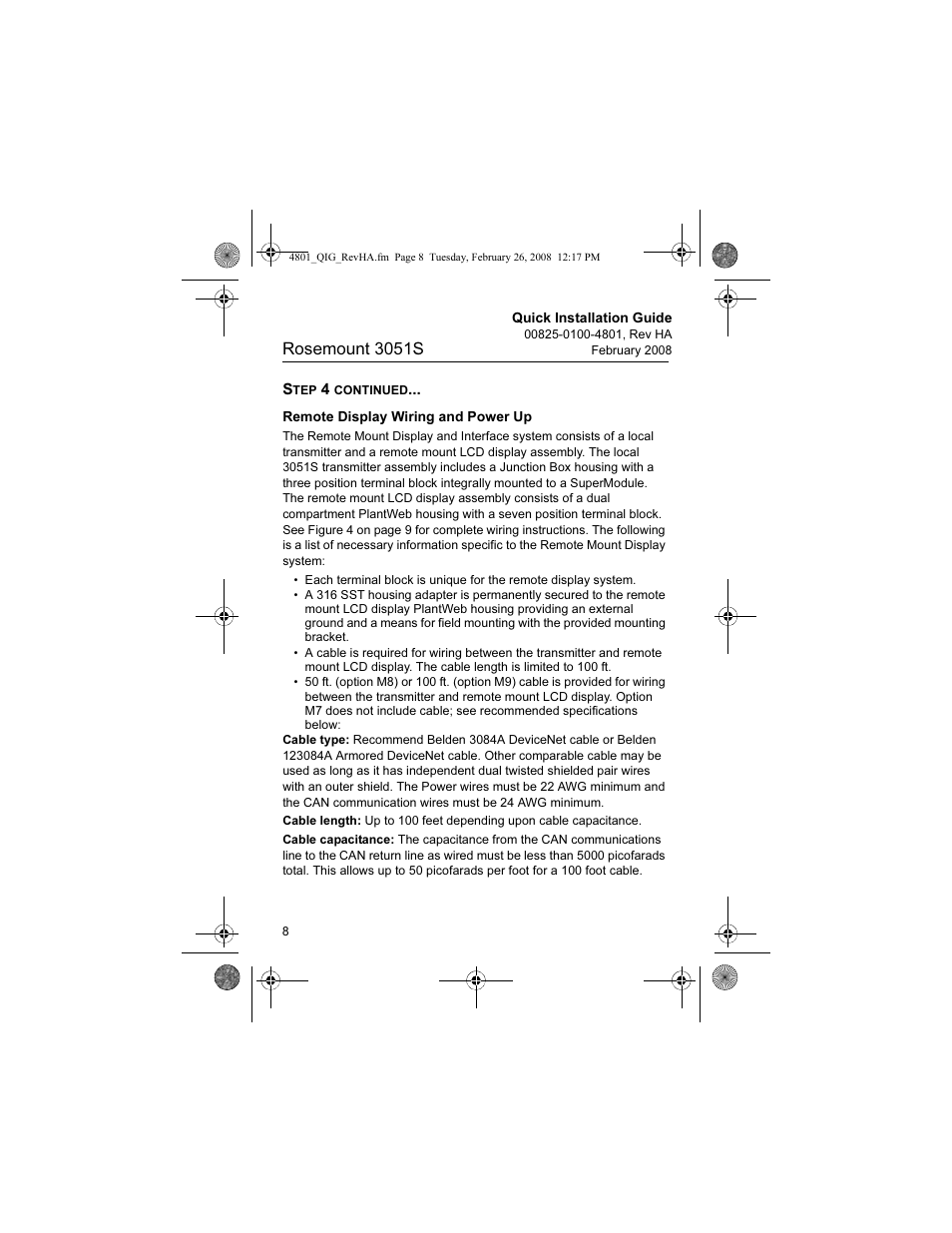 Rosemount 3051s | Emerson 3051S User Manual | Page 8 / 36